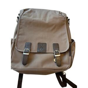 Moosylvnia brown convertible backpack tote